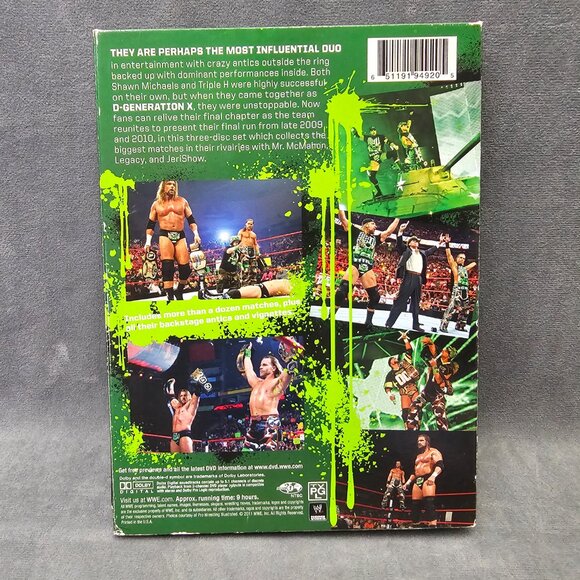 WWE DX One Last Stand 3 Disc Set DVD Wrestling D-Generation X  B2-29 - Picture 2 of 4